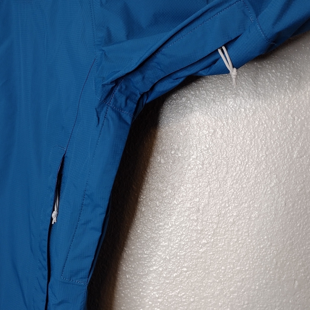 The North Face HyVent DT Nylon Blue Full-Zip Rain Windbreaker Jacket Sz L - Picture 8 of 16